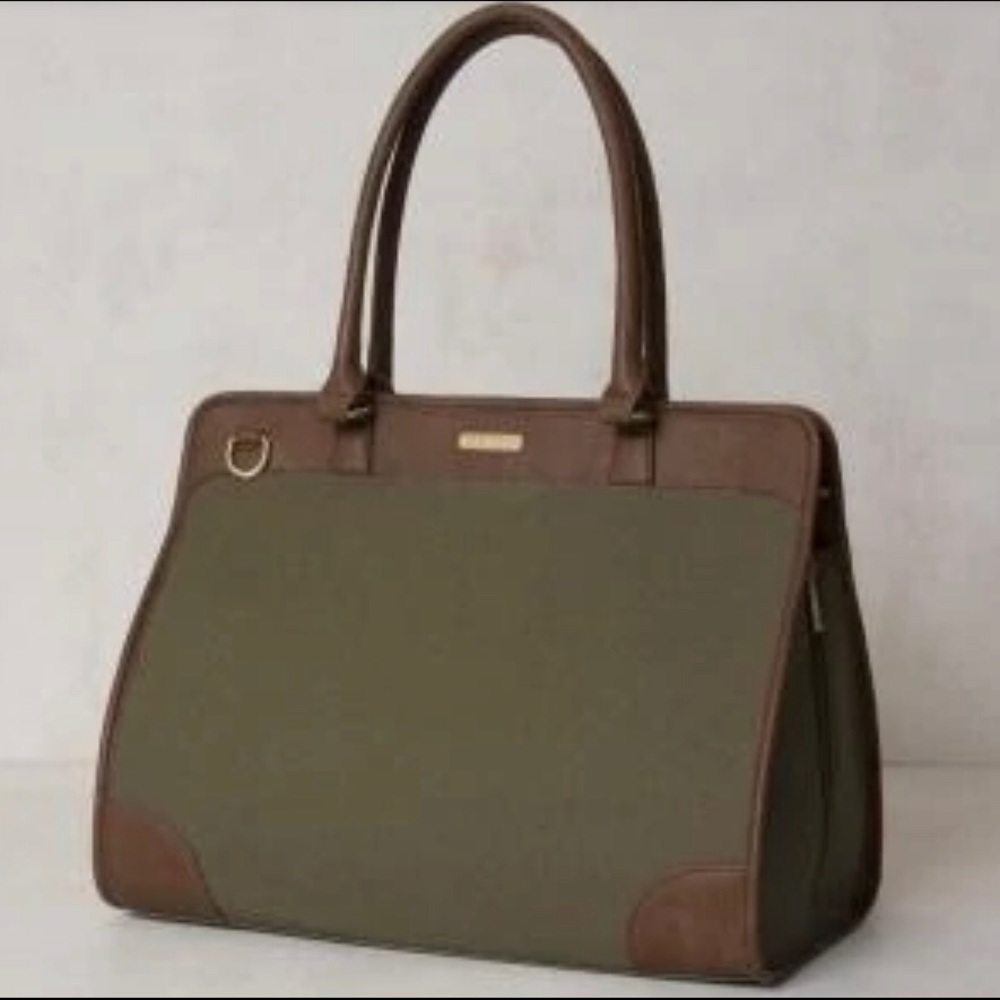 Little unicorn diaper bag, stylish green